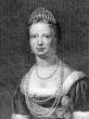 Königin Katharina von Württemberg - Stahlstich nach Gemälde um 1819