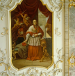 Bildnis Damian Hugo von Schönborn, Fürstbischof von Speyer, im Fürstensaal in Schloss Bruchsal