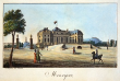 Schloss Monrepos bei Ludwigsburg - Zeichnung um 1820