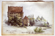 Untermarchtal: Aquarell vom Schloss 1860