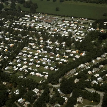 Immenstaad: Campingplatz aus der Luft 1983