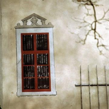 Schloss Warthausen: Fenster "al fresco" 1981