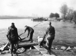 Hochwasser: Dammbruch am Rhein bei Steinmauern 1955