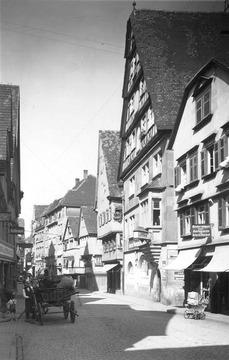 Heilbronn: Kirchbrunnenstraße vom Kiliansplatz 1930