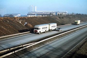 Stuttgart- Möhringen: Autobahn A8 1970