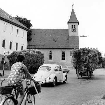 Reutlingen-Degerschlacht: Dorfstraße, 1970