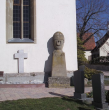 Grabmale an der Kirche St. Albanus, Schrozberg-Leuzendorf 2004