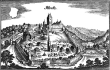 Albeck bei Langenau - Kupferstich von Matthäus Merian von 1643