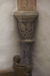 Romanische Säule in der Pfarrkirche Blaufelden-Gammesfeld 2004