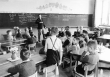Klassenzimmer, Heimatkundeunterricht 1950