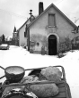 Beim Backhaus im Schnee, Holzelfingen 1970
