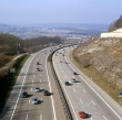 Autobahn A8 am Aichelberg 2002