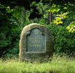 Gailingen am Hochrhein: Gedenkstein auf dem Jüdischen Friedhof 1992