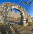 Singen (Hohentwiel): Ruinen von Bandhaus (Küferei) und Fürstenburg (Schloss), Obere Festung 1993
