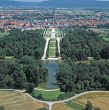 Schwetzingen: Schloss und Schlossgarten aus der Luft 1988