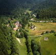 Oppenau: Klosterruine Allerheiligen Luftbild 1994