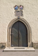 Künzelsau-Amrichshausen: kath. Pfarrkirche, Portal 2005