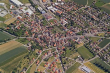 Bretzfeld-Schwabbach: Ortskern, Luftbild 2005