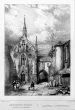 Baden-Baden: Kloster Lichtenthal, Lithografie von F.A. Pernot, 1836