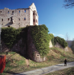 Ruine Minneburg, Südgiebel am Palas, Neckargerach, 2002