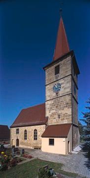 Rot am See-Hilgartshausen: ev. Kirche St. Nikolaus, 2004