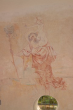 Hl. Christophorus, Wandbild in der Kirche Mariäkappel