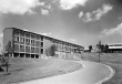 Stuttgart-Zuffenhausen: Stadtteil Rot, Gänsbergschule (Silcherschule) 1955