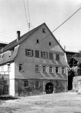 Stuttgart-Zazenhausen: ehemalige Mahl-und Kundenmühle 1963