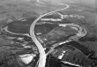 Brühl und Ketsch mit Rhein nach dem Hochwasser: Luftbild 1968