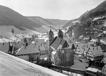 Wiesensteig: Kirche und Stadt 1931