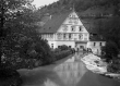 Unterscheffach: festes Wehr an Mühle 1936