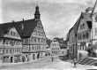 Backnang: Stadtmitte mit Rathaus um 1910