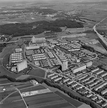 Stuttgart: Luftbild von Fasanenhof 1972