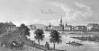 Stuttgart- Bad Cannstatt: Stahlstich um 1844