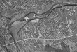 Pleidelsheim: Luftbild mit Neckar, Schleuse und Autobahn 1965