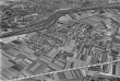 Pleidelsheim: Luftbild von Neckar, Schleuse, Autobahn 1968