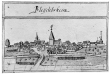 Pleidelsheim - Ansicht aus dem Forstlagerbuch von Andreas Kieser 1682
