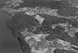 Allensbach - Luftbild mit Bodenseeufer 1985