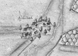 Aychelbach (Aichelbach) - Ansicht aus der Kieserschen Forstkarte Nr. 131 von 1685