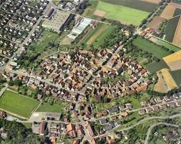 Lienzingen - Luftbild 1989