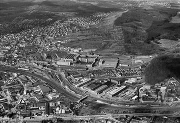 Stuttgart-Feuerbach: Industriegebiet 1961