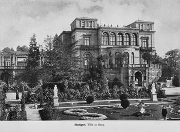 Stuttgart: Villa Berg um 1900