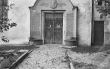 Unterensingen: Tor der Kirche mit Kriegerdenkmal 1949