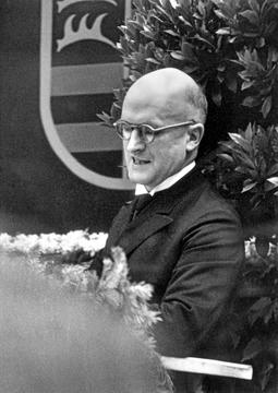 Staatsbegräbnis von Staatspräsident Lorenz Bock in Rottweil am 7.8. 1948