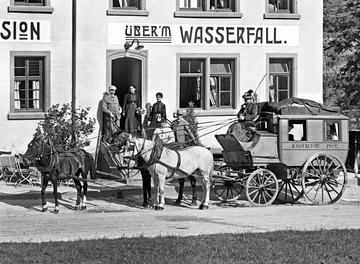 Triberg im Schwarzwald: Die Kaiserliche Postkutsche um 1900