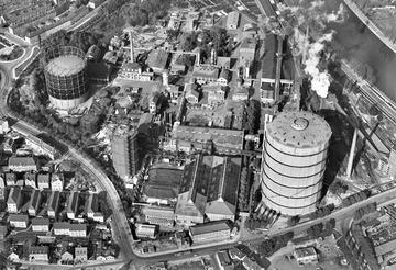 Stuttgart-Gaisburg: Gaswerk 1955
