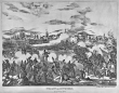 Schlacht bei Kuppenheim am 29. Juni 1849, Lithografie