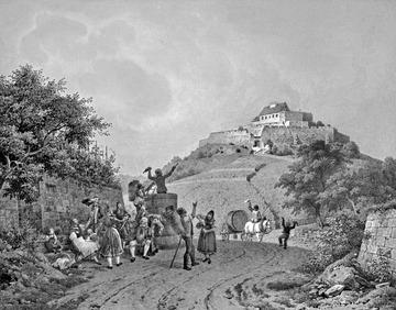 Stuttgart - Rotenberg: Stammschloss Württemberg 1819