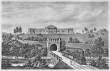 Stuttgart: Schloss Rosenstein, Lithografie/Variante um 1850
