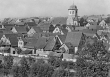 Oberriexingen: Ortsansicht mit Kirche 1949